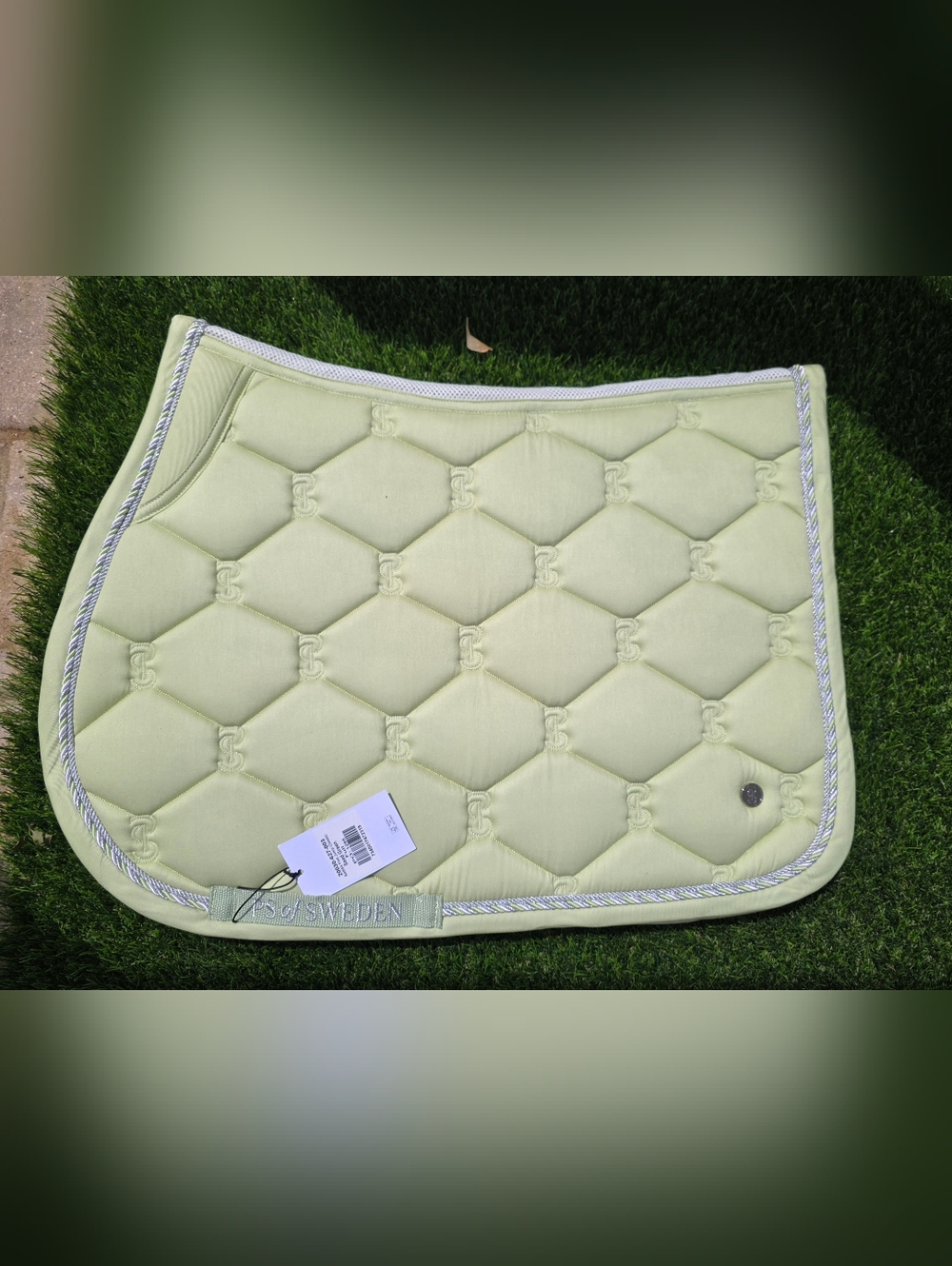 PS Sweden Seed Green Full Jump Saddle Pad - Elegant Comfort NWT